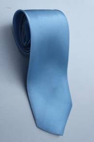 JT10 Blue Arctic Top Quality Solid Formal Neck Tie