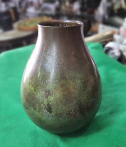 Handmade Japanese Copper Vase  Authentic Ikebana A