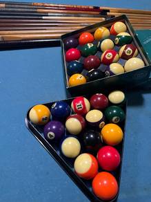 American pool balls,