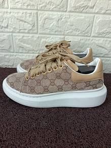 Uk6 Antonio McQUEEN Monogram Platform Sneakers