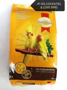 SmartHeart Cockatiel LoveBird Bird Feed Food 1kg