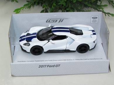Kinsmart Diecast Car 2017 Ford GT White
