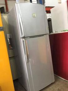 Fridge Toshiba Freezer Refrigerator Peti Silver