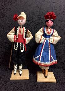 Ethnic Traditional Dolls from Europe (Pair)
