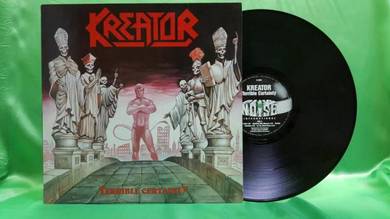 Kreator TERRIBLE CERTAINTY 1987 SPV Noise LP