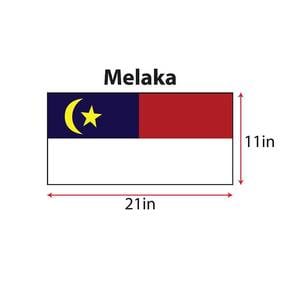 Bendera Melaka (11" x 21")