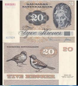 Denmark 20 Kroner 1979 - Pick P49a unc