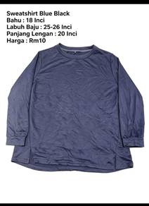 Sweatshirt Blue Black