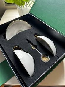Gold Edged Cups and Saucers