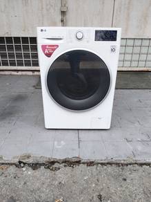 LG inverter front load washer 8-kg mesin basuh