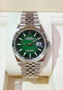 《Brand New》  Rolex 126234 Datejust Ombre Green