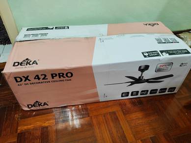 (NEW) 1 Unit of Deka DX42 Pro DC Motor Ceiling Fan
