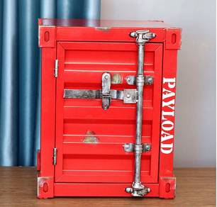 Red Merah Cabinet Kabinet Mini
