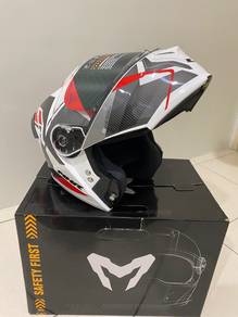 MHR GTZ Flip Up Helmet Saiz XL