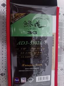 rod ajing majorcraft ajido 3g 5'10 