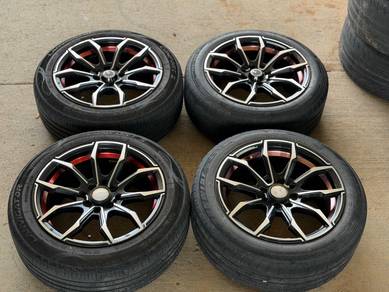 Sport Rim 15 Second K2 Racing Siap Tayar Second