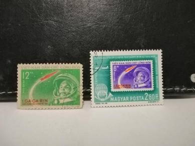 1961/63 Vietnam Hungary Stamps Space Exploration