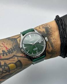 Custom Seiko Mod 40.5mm Mockingbird Green Cocktail