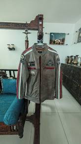 ​[NEW] Men’s Vintage Genuine Leather Biker Jacket