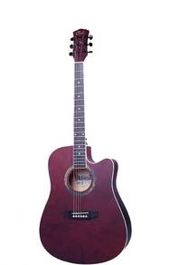 Cate QM-612C Acoustic Guitar - Coffee
