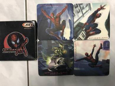 Spiderman Coasters from A&W