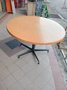 meja mkn bulat siap kerusi