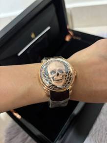 Limited Edtion Lucky Harvey Rose Gold Skull Watch