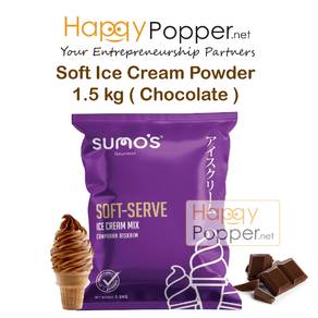 Tepung soft ice cream powder mix premix chocolate