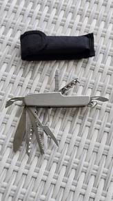 Stainless Steel Pocket Multi-Tools with Pouch