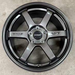 New rim 17 inci volk rays te37 flow forming thai