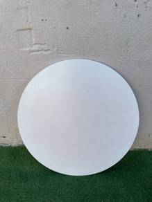 YE55BB Bahagian Atas Meja Kayu Bulat 80cm TableTop