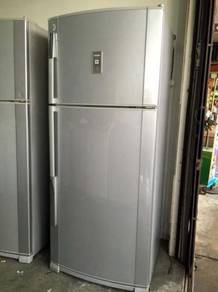 Big Refrigerator Peti Sejuk Fridge Freezer Sharp