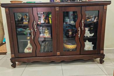 It's a wooden cupboard 