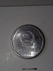1993 1 yi jiao china coin