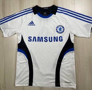 Adidas Youth Chelsea 2008 White Tee #BK1 Used
