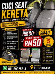 Servis Cuci Seat Kereta