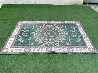 YE54T Karpet 182 x 120 cm Rug Carpet Green Beige