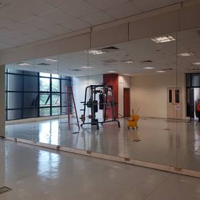 INSTALL CERMIN DINDING BESAR l wall mirror big