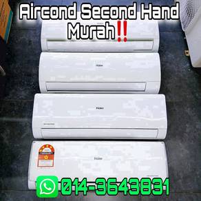Used Aircond Second Hand Murah 1hp-5hp. T8125D