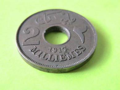 Egypt 2 Milliemes 1917 (EF)