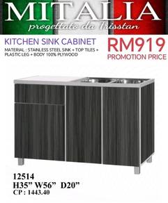Quality Kitchen Sink 1.4m | Kabinet Sinki Murah