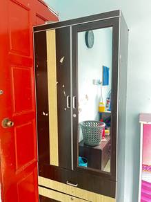 Almari 2 pintu 2 drawer