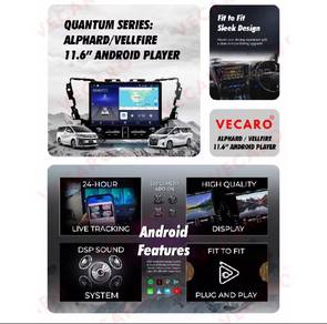 Vecaro 11.6 inch 2K Screen Alphard/Vellfire