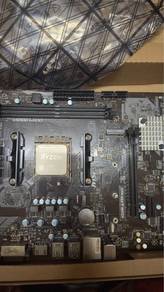 Combo board msi A320M-PRO-MAX + ryzen 5 2600