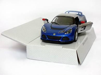 2012 Lotus Exige S model car - Gradient blue