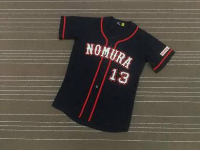 Nomura 13 mizuno baseball jersey saiz l