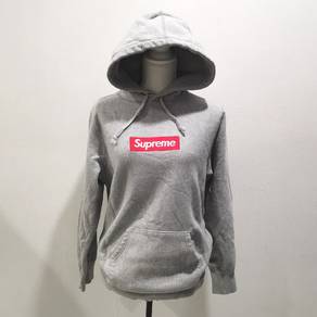 Supreme Box Logo Hooded Sweatshirt 'Heather Grey'
