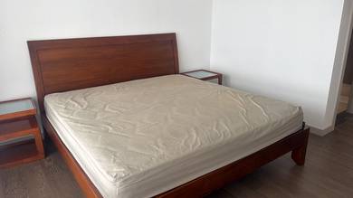 King size Bed Frame with Two matching nightstand