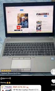 HP NVIDIA 1000 ZBOOK WORKSTATIONS G6 PRO i7 GEN 9