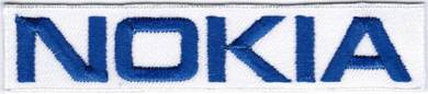 Nokia Badge Iron On Embroidered Patch